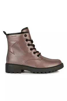 Лакированные ботинки Casey из экокожи Geox, черный