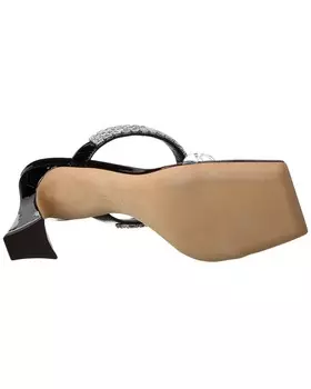 Лакированные и виниловые сандалии Giuseppe Zanotti Vanilla 85, черный