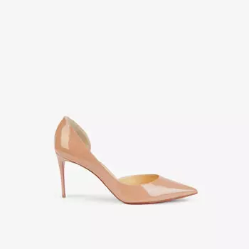 Лакированные корты iriza 85 Christian Louboutin, цвет nude