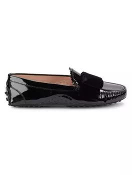Лакированные лоферы для вождения Tod'S, цвет Nero
