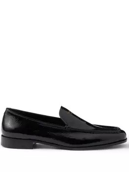 Лакированные лоферы Prada, черный