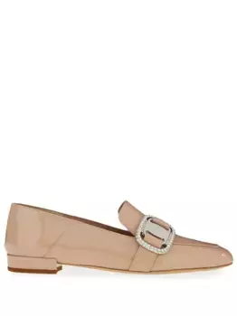 Лакированные лоферы Vara Chain Ferragamo, нейтральный