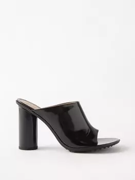 Лакированные мюли atomic 110 Bottega Veneta, черный