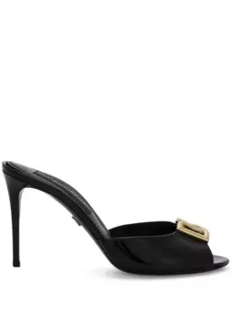 Лакированные мюли DOLCE & GABBANA, черный