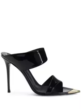 Лакированные мюли Intriigo Allure 90 Giuseppe Zanotti, черный