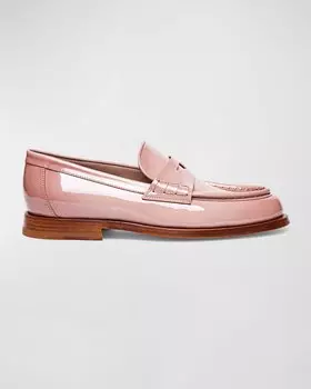 Лакированные пенни-лоферы Airglow Santoni, цвет Pink