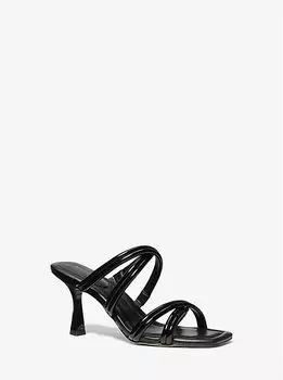 Лакированные сандалии Corrine Michael Kors, черный
