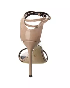 Лакированные сандалии Giuseppe Zanotti Caitia, бежевый