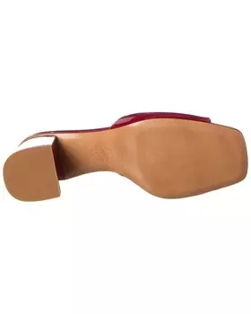 Лакированные сандалии Valentino VLogo 60, красный