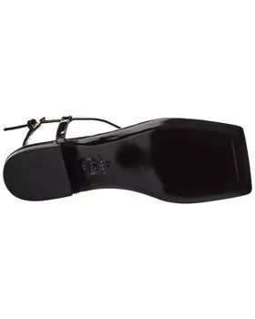 Лакированные сандалии Versace Medusa, черный