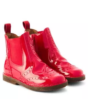 Лакированные сапоги Pp, цвет rosso