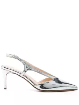 Лакированные туфли Anna F., серебяный