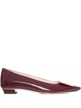 Лакированные туфли Belle с пряжками Roger Vivier, красный