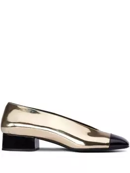 Лакированные туфли Eden Balmain, золотистый