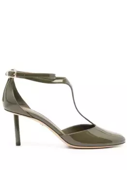 Лакированные туфли Ferragamo, зеленый