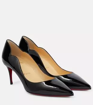 Лакированные туфли hot chick 70 Christian Louboutin, черный