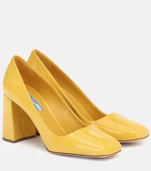 Лакированные туфли-лодочки Prada, Girasole