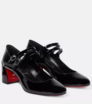 Лакированные туфли Miss Jane 55 Christian Louboutin, черный