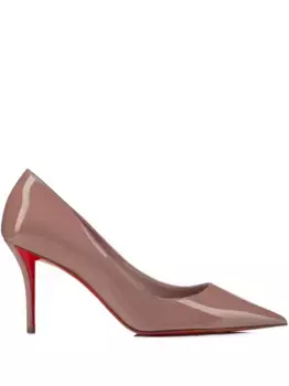 Лакированные туфли на шпильке Christian Louboutin, розовый