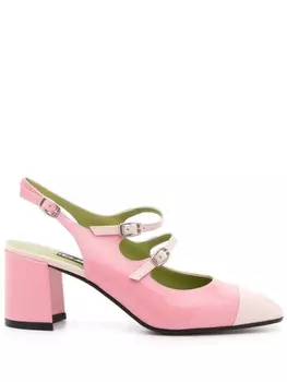 Лакированные туфли Papaya 60 мм Carel Paris, розовый