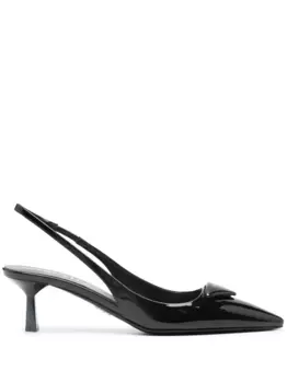 Лакированные туфли Prada, черный