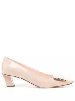 Лакированные туфли с пряжками Roger Vivier, розовый