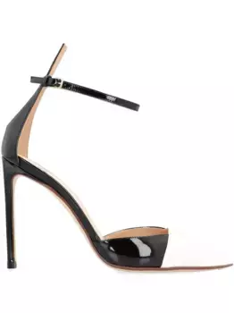 Лакированные туфли с ремешком на щиколотке FRANCESCO RUSSO, черный