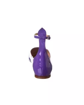 Лакированные туфли Valentino Tan Go без каблуков, фиолетовый
