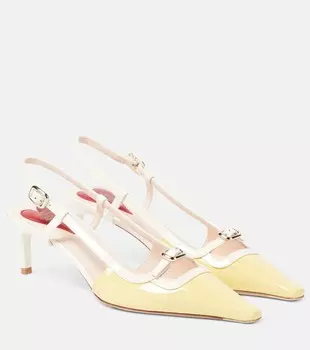 Лакированные туфли viv' canard с пяткой назад Roger Vivier, сиреневый