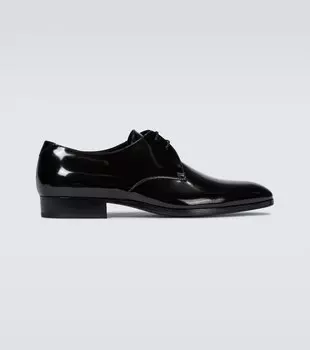 Лакированные туфли Wyatt дерби Saint Laurent, черный
