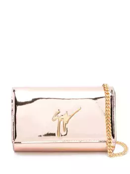 Лакированный клатч Cleopatra Giuseppe Zanotti, розовый