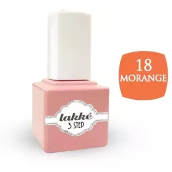 Lakke' 3 Step 18 7 Миллилитров - Полуперманентный лак для ногтей Vip