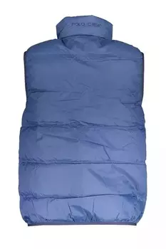 Лаконичная мужская куртка без рукавов с вышивкой La Martina, синий