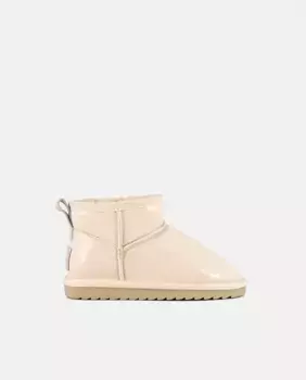 Лаковые сапоги для девочки Colors of California, бежевый