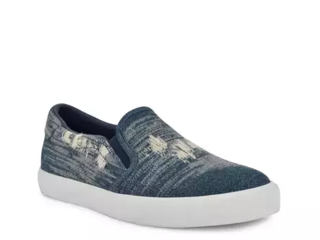 Lala Слипоны Sneaker Nine West, Blue Denim Fabric