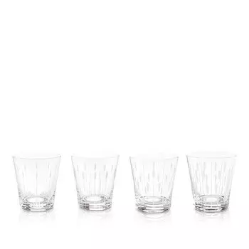 Lalique стаканы Lotus, набор из 4 шт, белый