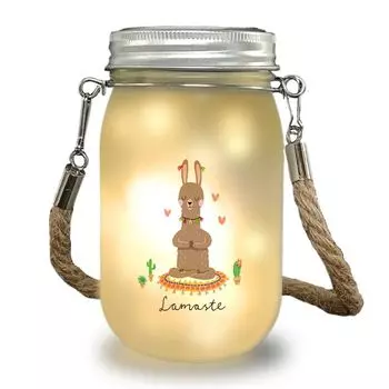 Лама солнечный свет с надписью Ламасте speecheese