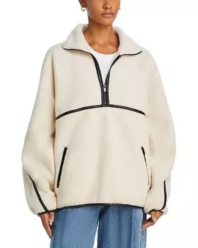 LAMARQUE Флисовая куртка, слоновая кость/кремовый