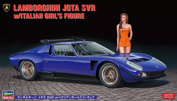Lamborghini Jota SVR (с фигуркой) 1:24 Hasegawa 20472