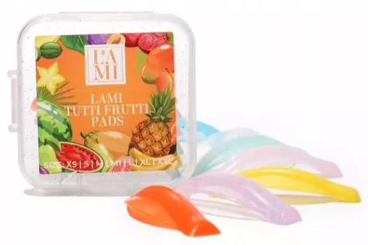 Lami Lashes ролики для ламинирования ресниц TUTTI FRUTTI Подушечки 6 пар подъемные Project Lashes