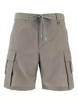 Ламинарные шорты-бермуды Herno, серый