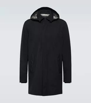 Ламинарный плащ Herno, черный