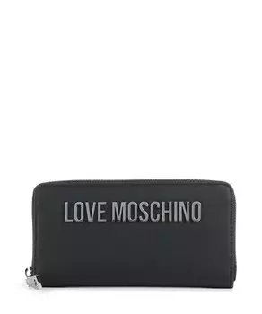 Ламинированный кошелек Bold Love из искусственной кожи Love Moschino, черный