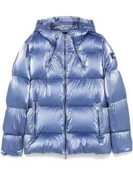 Ламинированный пуховик Add, синий