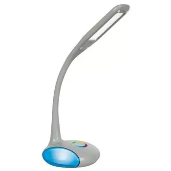 Лампа ActiveJet biurkowa светодиодная AJE-Venus RGB Grey Настольная лампа Серая 5 Вт a++, серый
