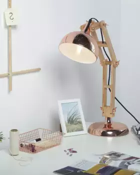 Лампа Beliani, серый