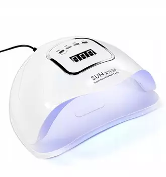 Лампа для ногтей УФ светодиодная 180 Вт для гелевых гибридов Сильные гибриды Sun X5 Max LCD Inna Marka