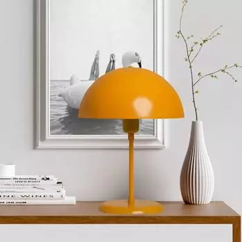 Лампа-гриб I Lipeo I Желтая настольная лампа Металлическая лампа-гриб Bamyum, желтый