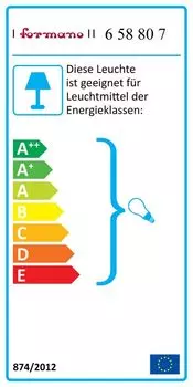 Лампа из формано-фарфора сова, 20 см, белый Formano