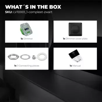 Лампа Ledvion, черный